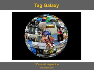 Random inspiration based on your profile 
http://www.stumbleupon.com/ 
StumbleUpon  