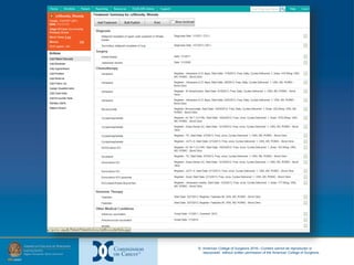 © American College of Surgeons 2016—Content cannot be reproduced or
repurposed without written permission of the American College of Surgeons.
 