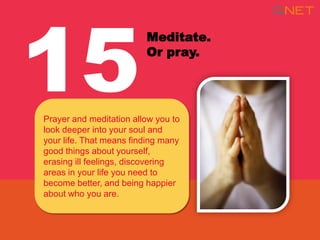 15 Ways To Be Happier | PPTX