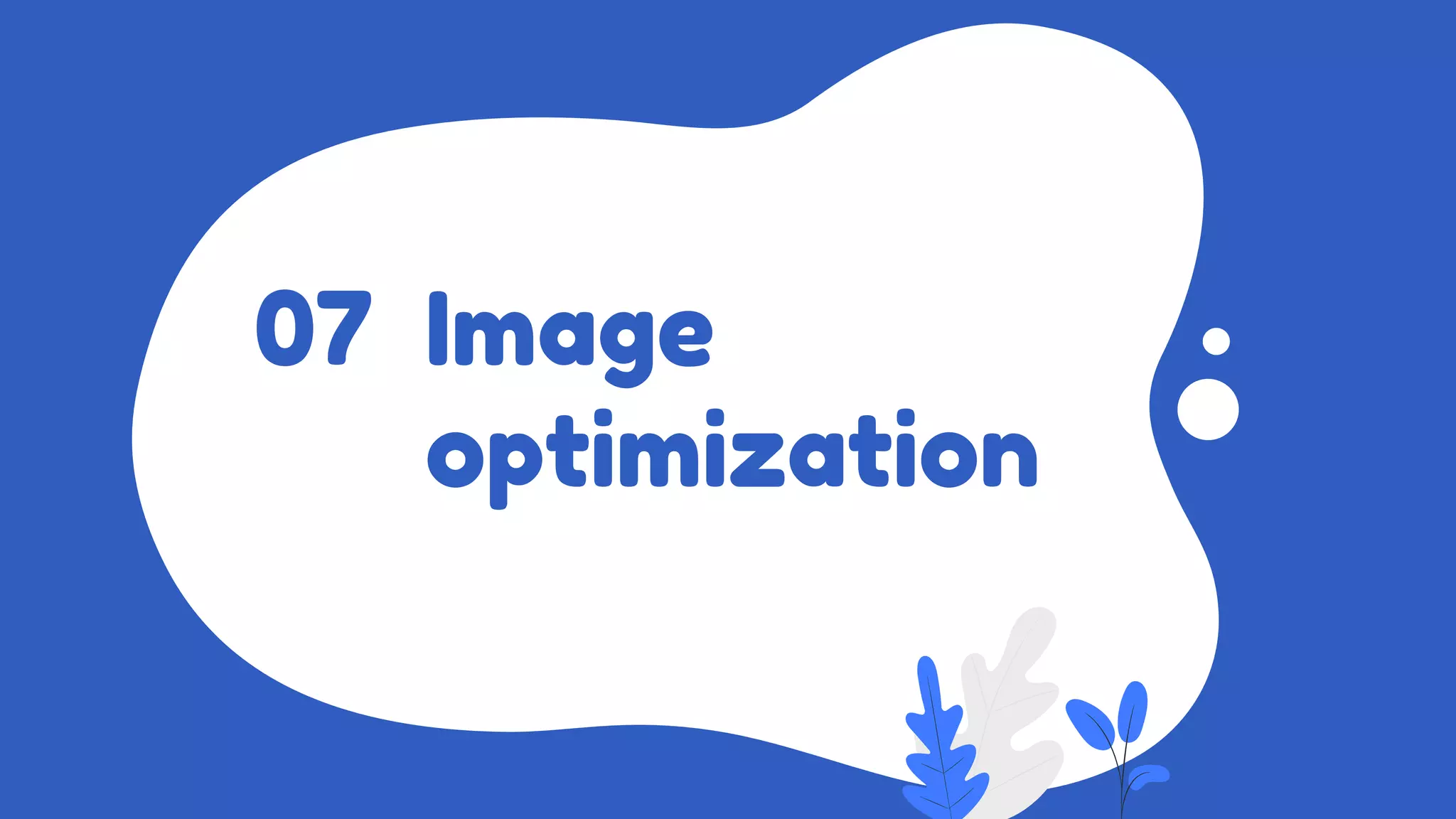 Image
optimization
07
 