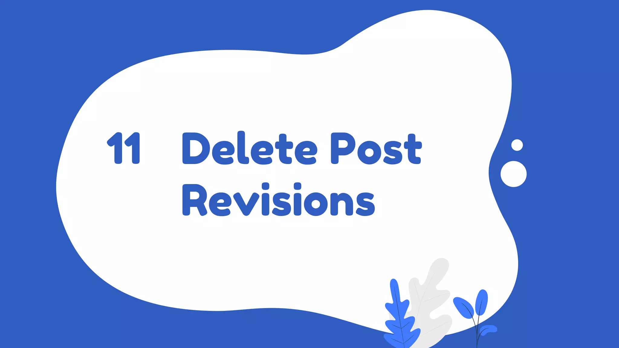 Delete Post
Revisions
11
 