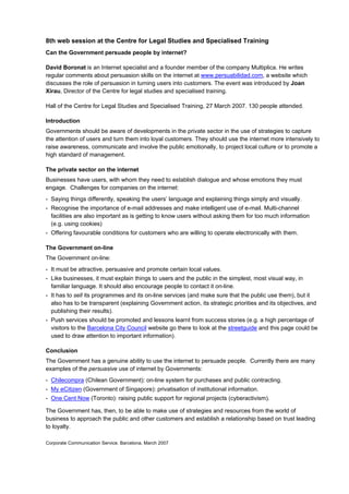 15 Web Sessions (2005 2009)