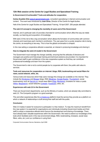 15 Web Sessions (2005 2009)