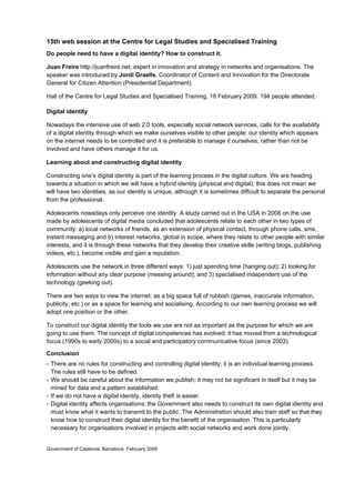 15 Web Sessions (2005 2009)