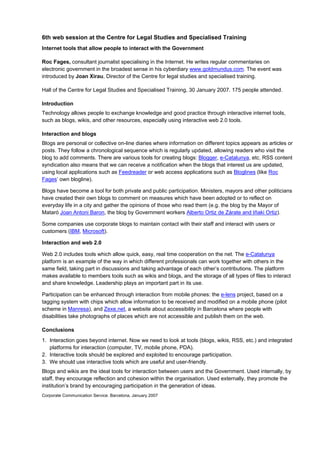 15 Web Sessions (2005 2009)