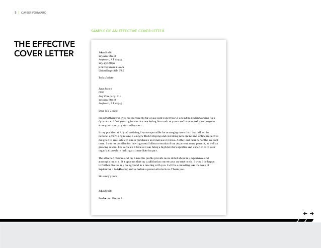 how to write effective cover letter