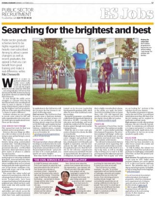 Evening standard - Searching for the brightest and best 