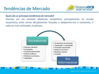 Tendências de Mercado
Quais são as principais tendências de mercado?
Vivemos em um contexto altamente competitivo, principalmente no mundo
corporativo, onde somos abruptamente forçados a adaptarmo-nos a constantes, e
cada vez mais aceleradas, mudanças.

 