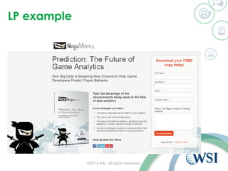 LP example 
©2014 WSI. All rights reserved. 
 