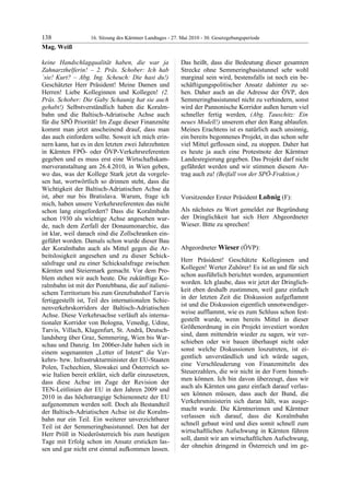 16. LTG-Sitzung am 27. Mai 2010