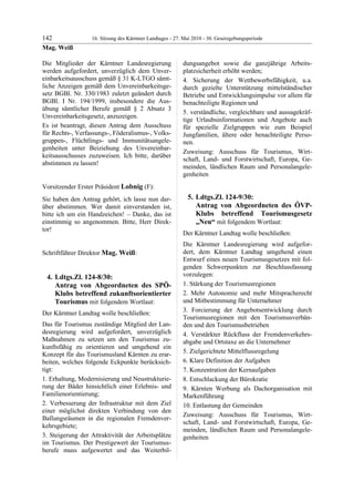 16. LTG-Sitzung am 27. Mai 2010