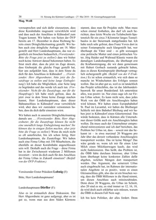 16. LTG-Sitzung am 27. Mai 2010