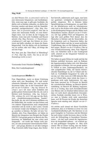 16. LTG-Sitzung am 27. Mai 2010