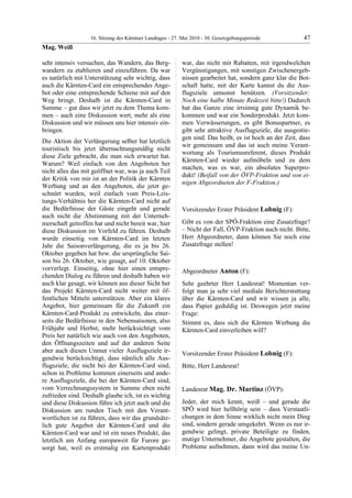 16. LTG-Sitzung am 27. Mai 2010