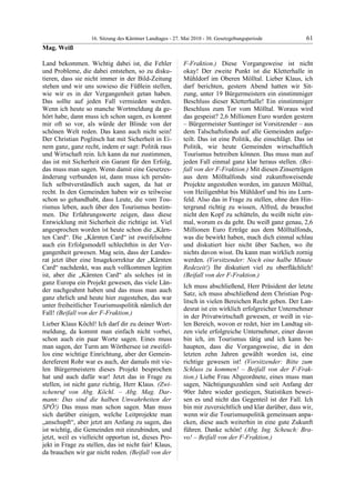 16. LTG-Sitzung am 27. Mai 2010