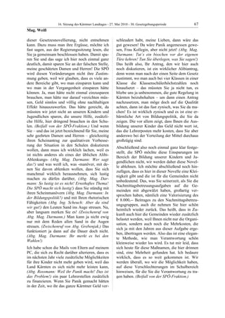 16. LTG-Sitzung am 27. Mai 2010