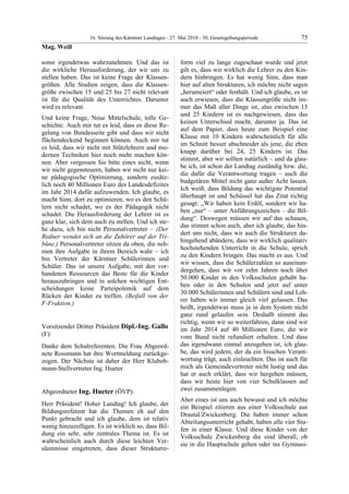 16. LTG-Sitzung am 27. Mai 2010