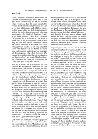 16. LTG-Sitzung am 27. Mai 2010