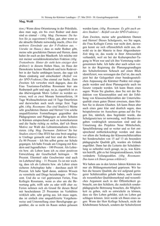 16. LTG-Sitzung am 27. Mai 2010