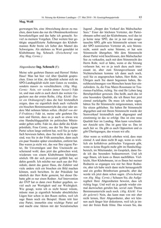 16. LTG-Sitzung am 27. Mai 2010