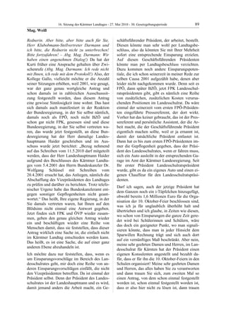 16. LTG-Sitzung am 27. Mai 2010