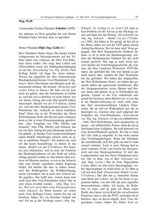 16. LTG-Sitzung am 27. Mai 2010