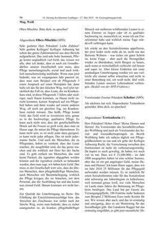 16. LTG-Sitzung am 27. Mai 2010