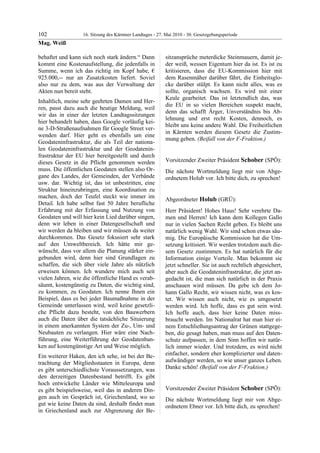 16. LTG-Sitzung am 27. Mai 2010