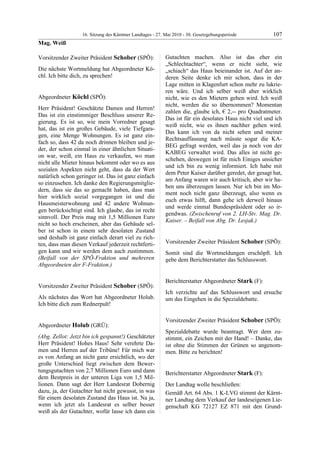 16. LTG-Sitzung am 27. Mai 2010