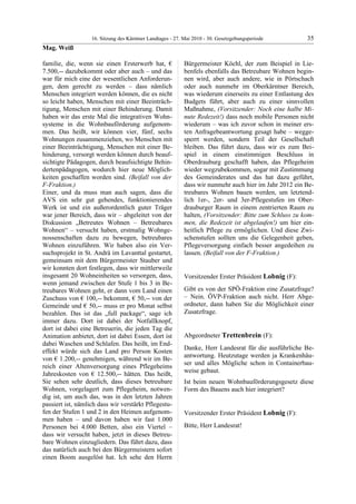 16. LTG-Sitzung am 27. Mai 2010