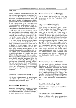 16. LTG-Sitzung am 27. Mai 2010