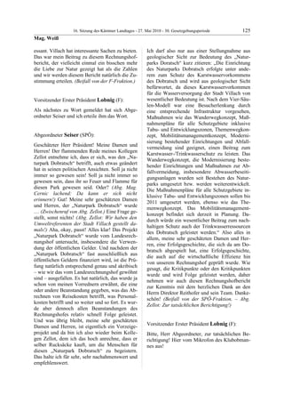 16. LTG-Sitzung am 27. Mai 2010