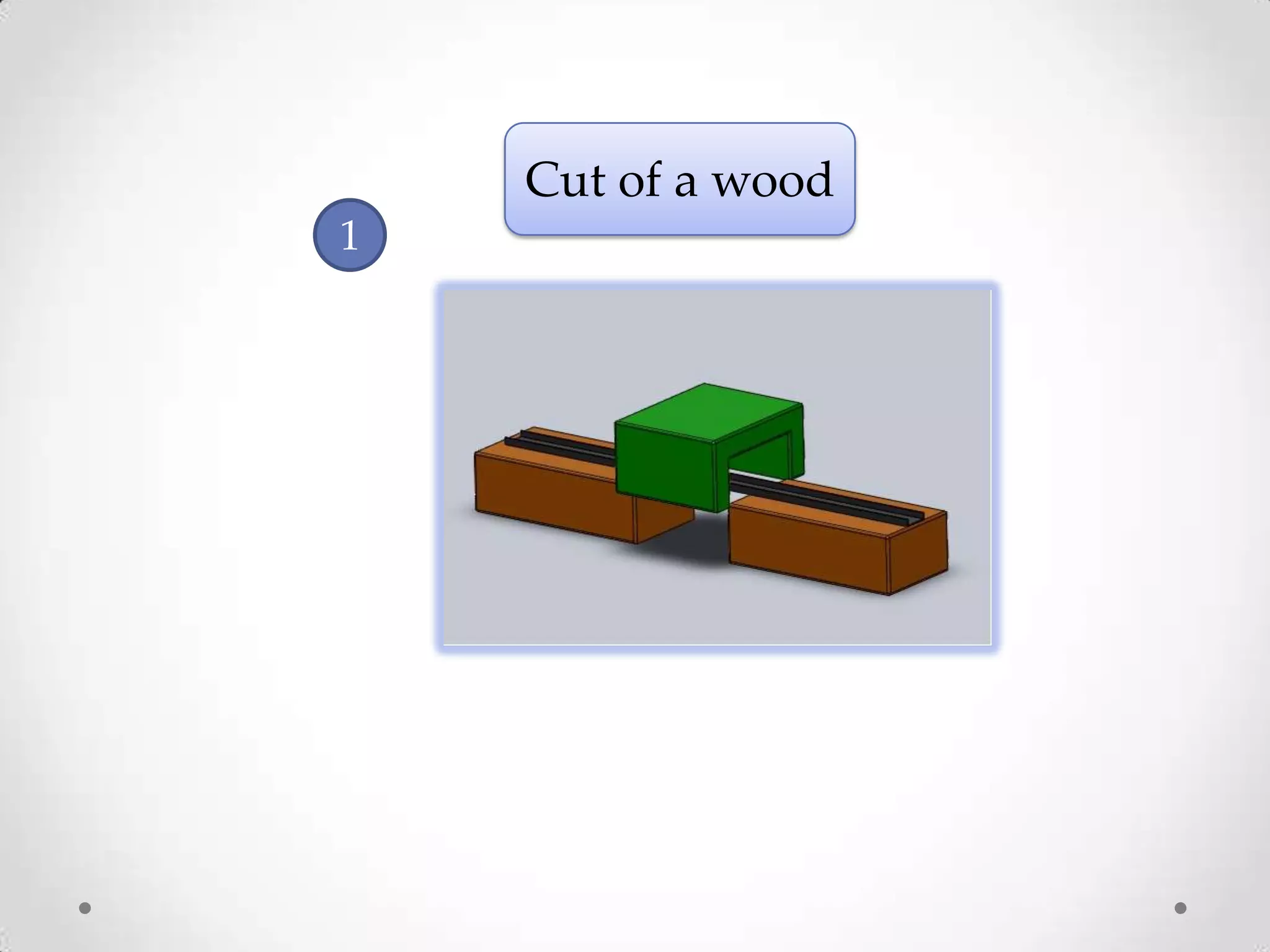 Cut of a wood
1
 