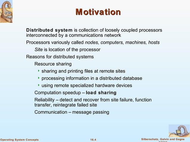 16.Distributed System Structure | PPT