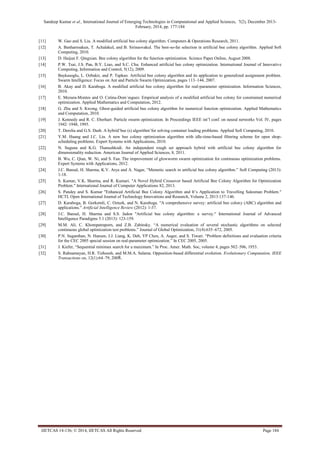 Enhanced local search in artificial bee colony algorithm | PDF