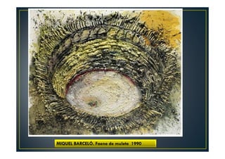 MIQUEL BARCELÓ. Faena de muleta 1990 
 