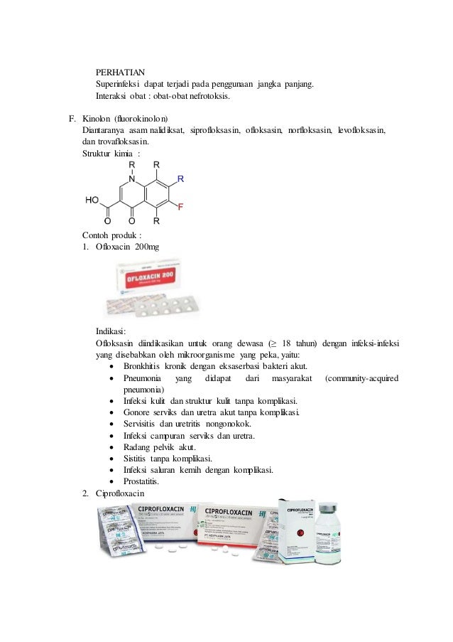 Farmakologi : penggolongan antibiotik