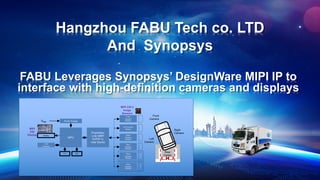 MIPI DevCon Taipei 2019: Enabling MIPI Camera Applications Including ...