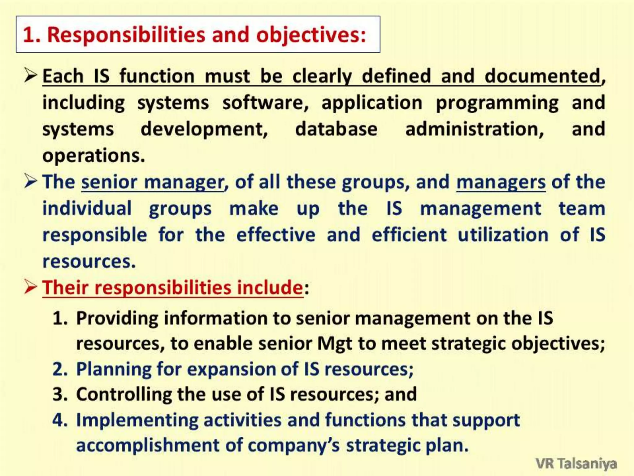 Protection of Information System & Types of Controls