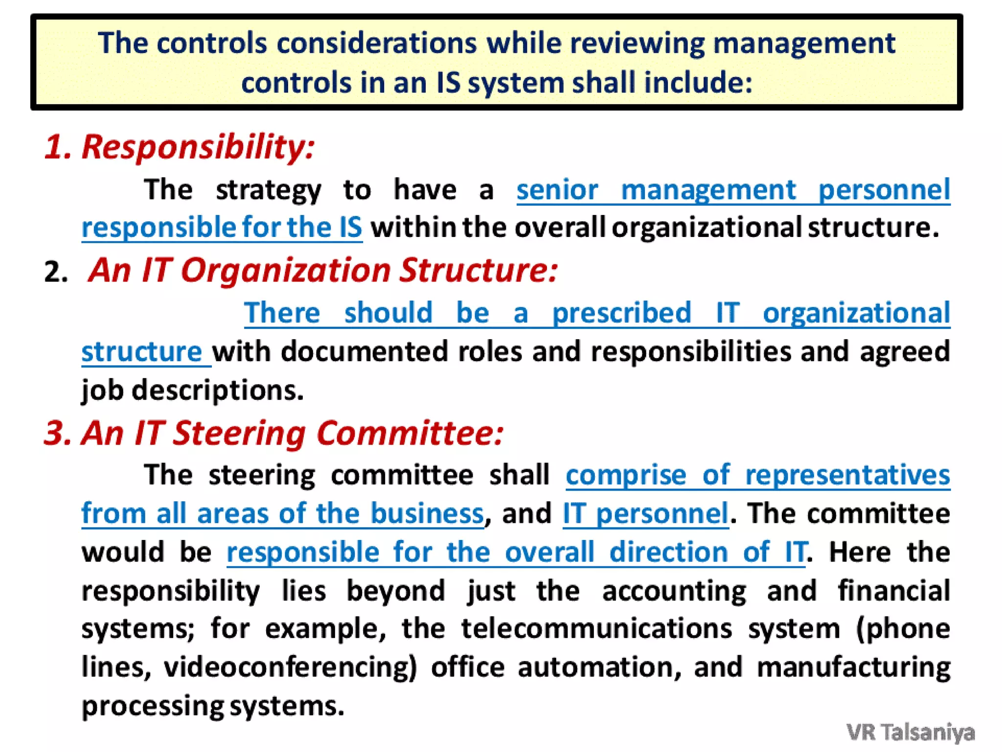 Protection of Information System & Types of Controls