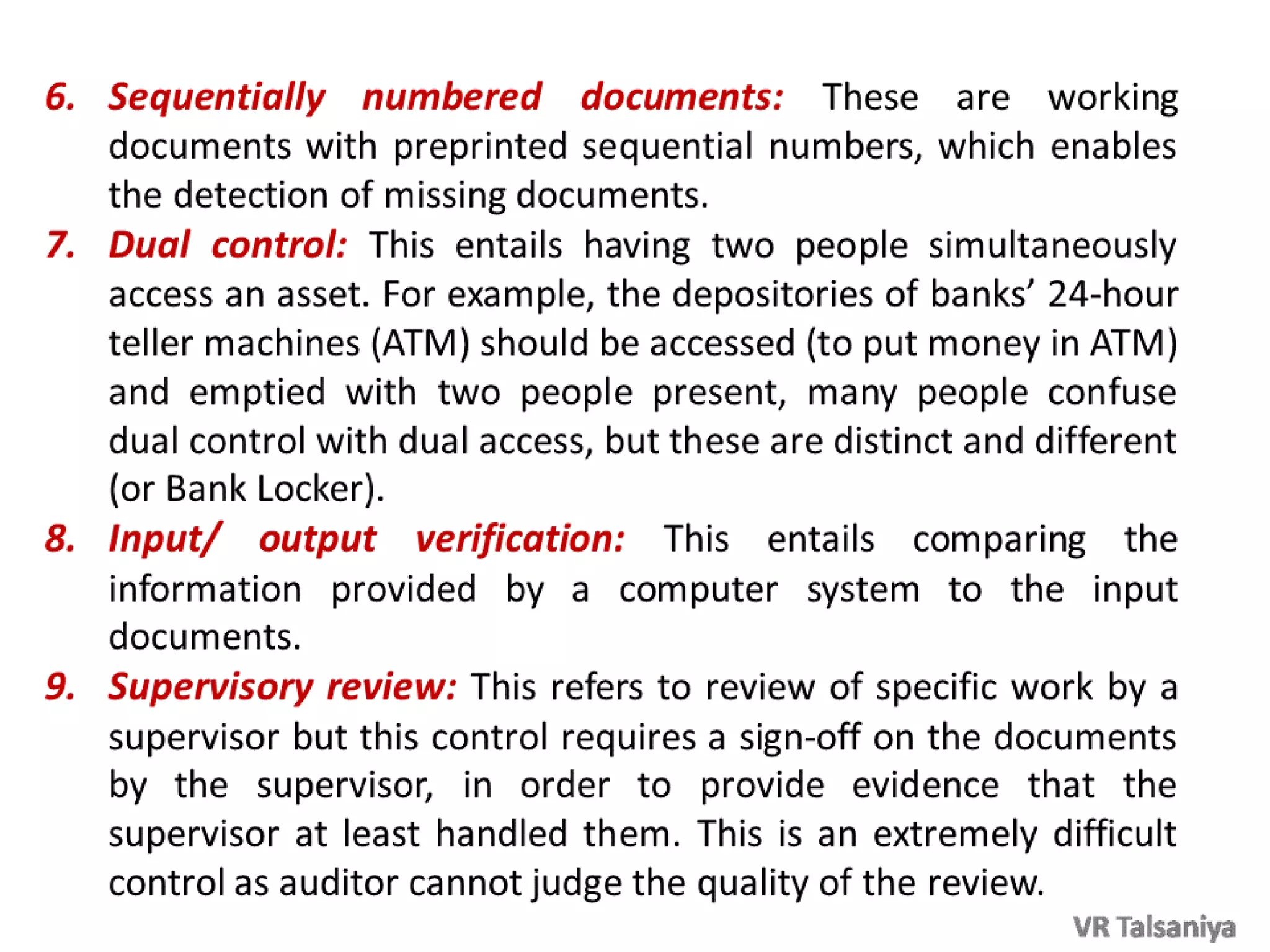 Protection of Information System & Types of Controls