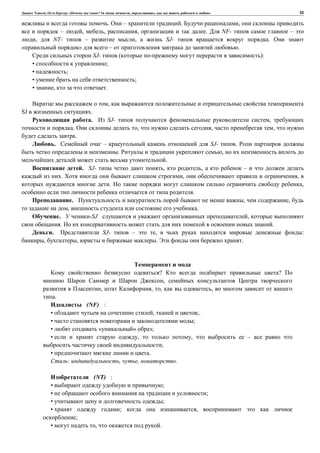 , : « ? 16 , , , » 32
. – . ,
– , , , . NF- –
, NT- – , SJ- .
» – .
SJ- ( ):
• ;
• ;
• ;
• , .
,
SJ .
. SJ- ,
. , , ,
.
. – SJ- .
. ,
.
. SJ- , , –
. , ,
. ,
.
. , ,
, .
. -SJ ,
. .
. SJ- – , :
, , . .
? ?
,
, , , ,
.
(NF) :
• , ;.
• ;
• « » ;
• , , –
;
• .
: , , .
(NT) :
• ;
• ;
• ;
• ; ,
;
• , .
 