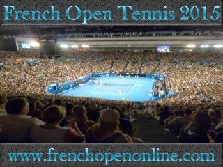 Watch French Open 2015 A. Murray vs J. Sousa online