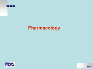 FDA 2013 Clinical Investigator Training Course: Pharmacology/Toxicology in the Investigator Brochure 