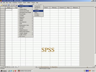 SPSS
Α. Αθανασόπουλος - Ν. Μιμιλίδου 6
 