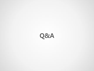 Q&A
 