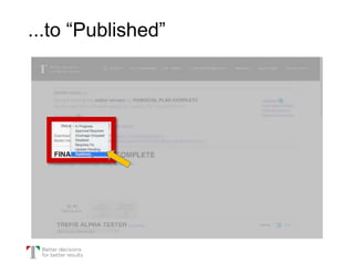 ...to “Published”
 