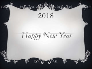 2018
Happy New Year
 