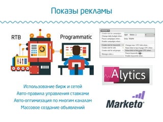  Автоматизация или интернет маркетинг, который делает всё за вас - Шигаева Дарья (16.02.2017)