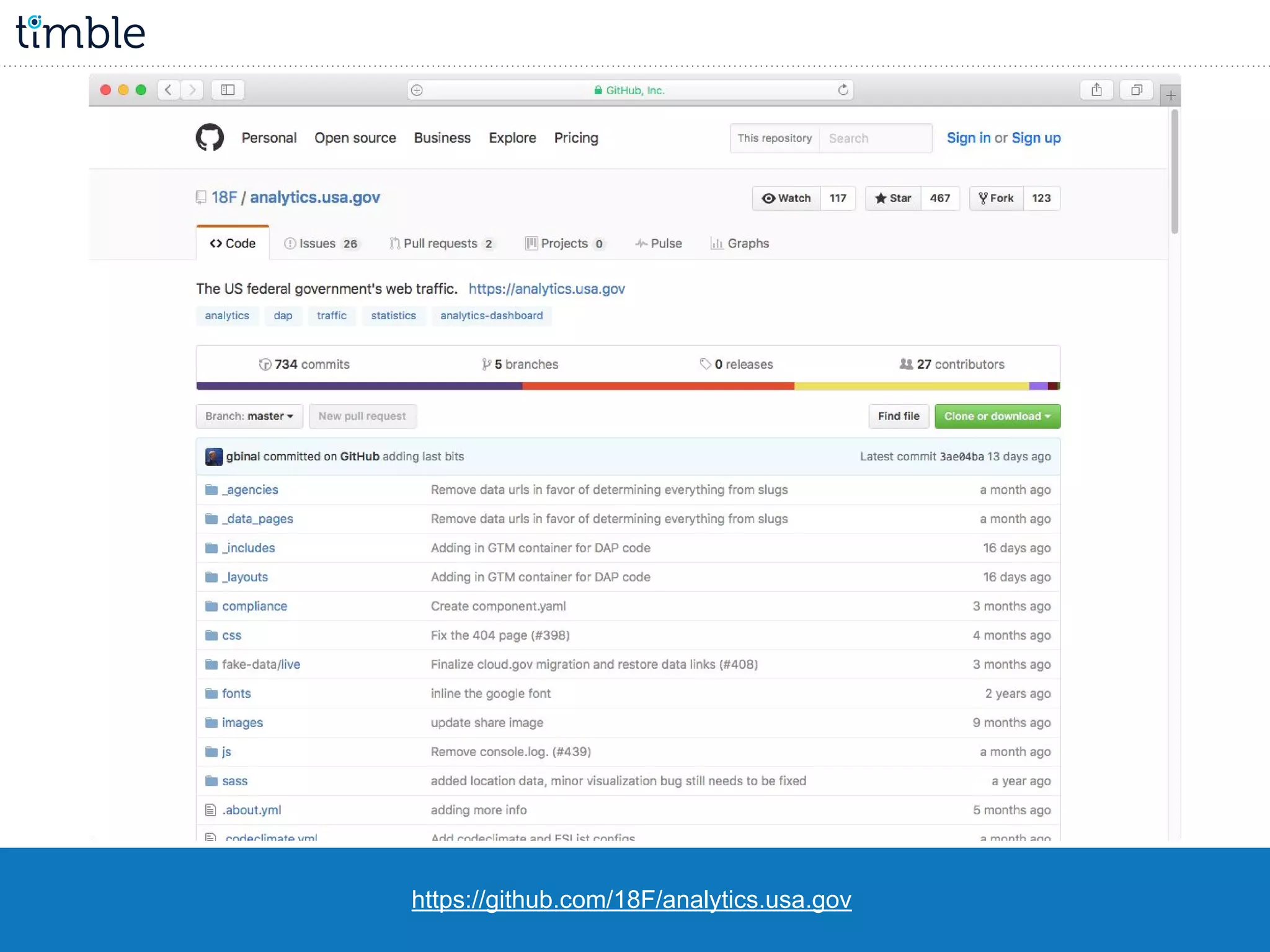 https://github.com/18F/analytics.usa.gov
 